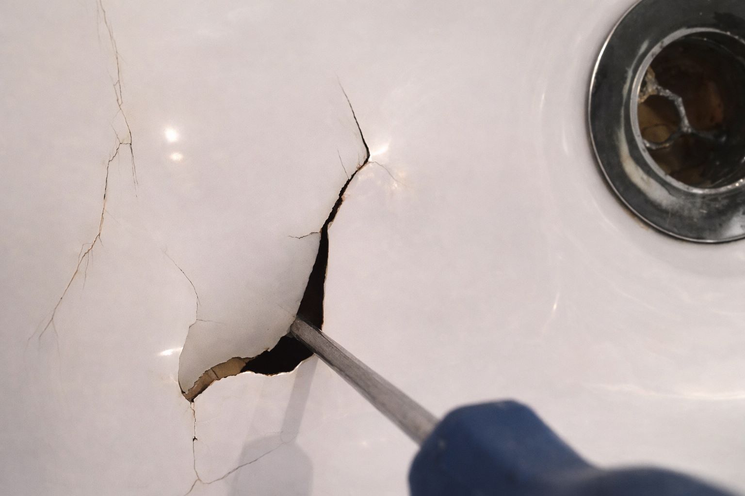 Дефекты после раннего использования ванны