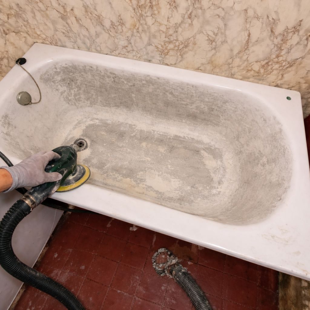 Шлифовка ванны